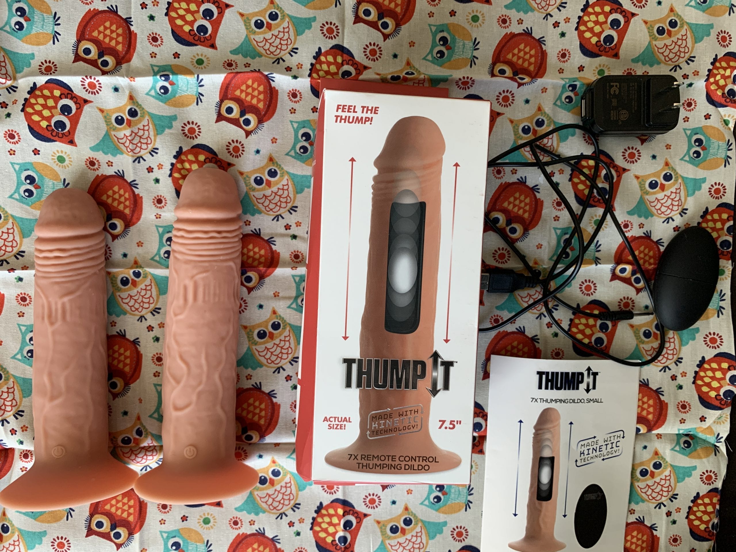 Thump It Remote Controlled Thrusting 7.5 Inch Silicone Dildo